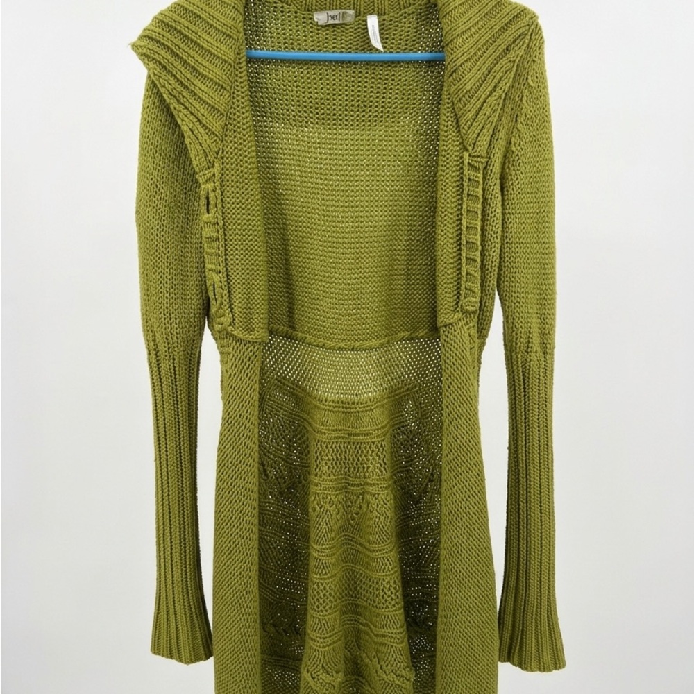 Vintage | Olive Green Knit Cardigan Sweater